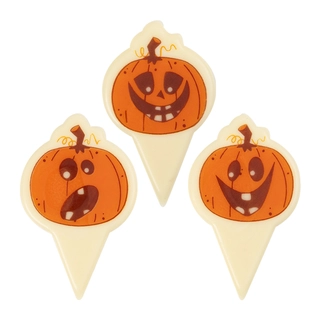 Halloween sjokoladeskilt ass. - 110stk 5,7cm