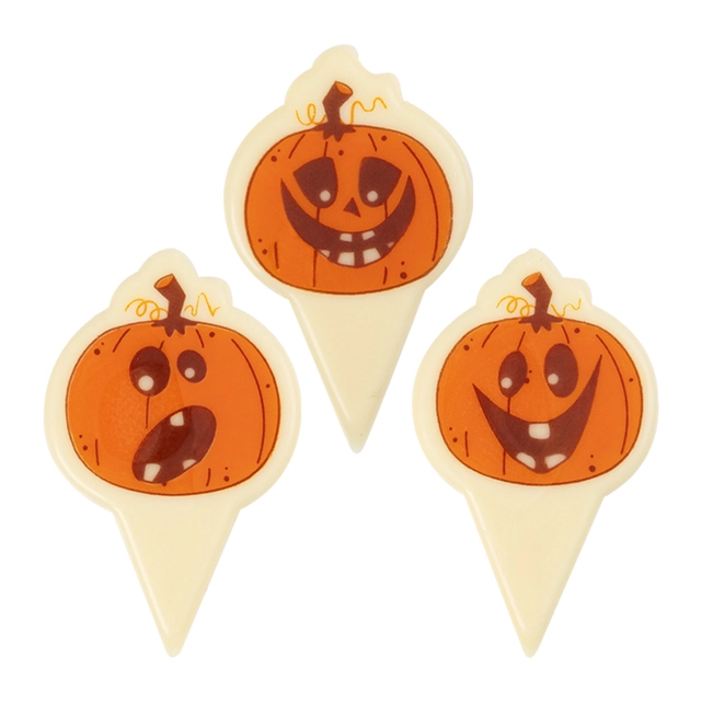 Halloween sjokoladeskilt ass. - 110stk 5,7cm 