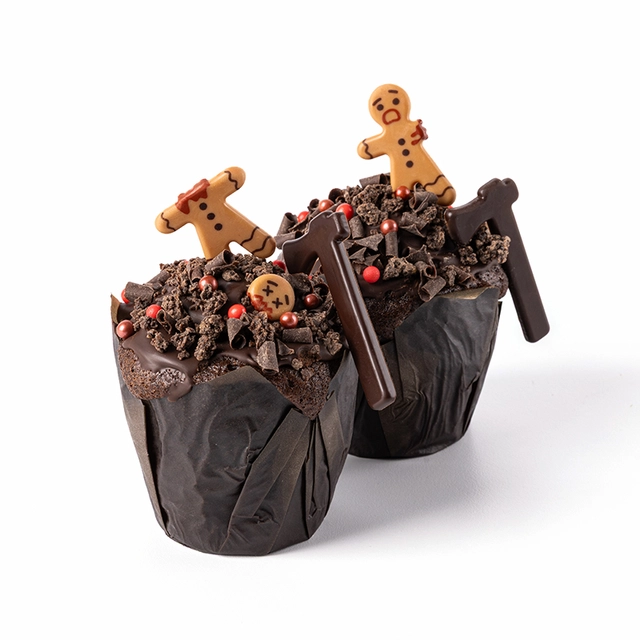 Halloween kakemann ass. - 120stk 4,4cm 